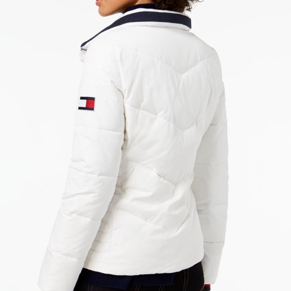 Tommy Hilfiger Chevron Quilted Puffer 